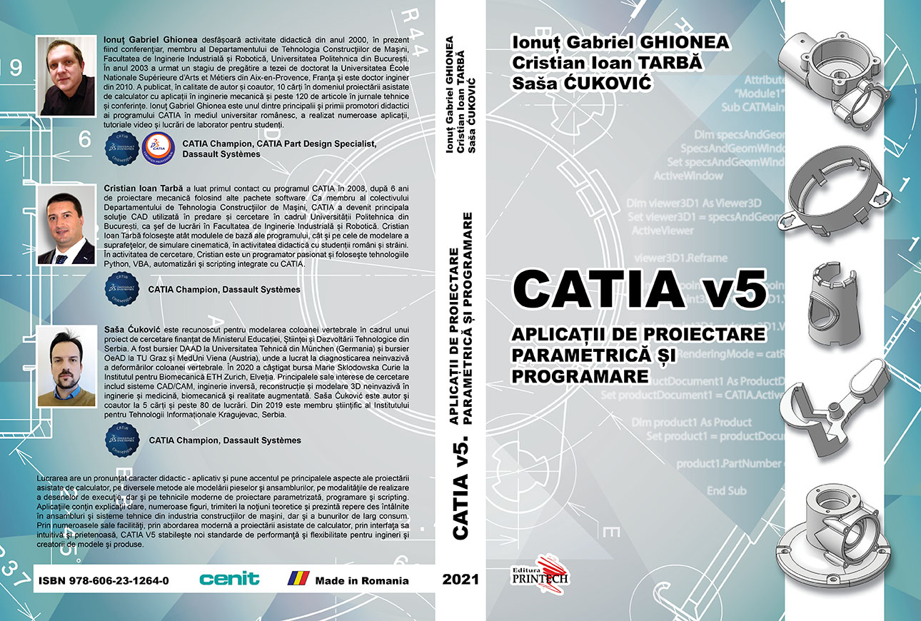 New Tutorial Book: CATIA V5. Applications Of Parametric Design And ...